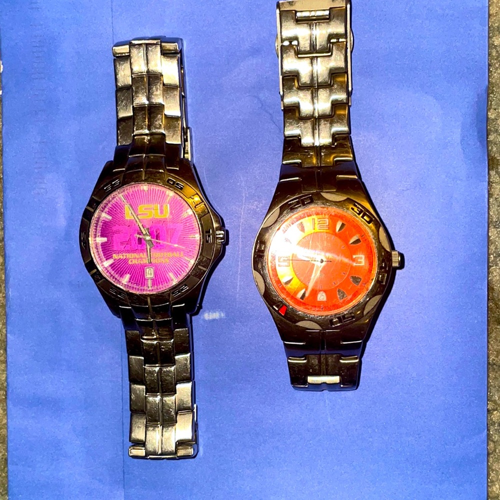 Fossil watch, They both need new batteries they are in working order